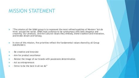 lvmh mission statement